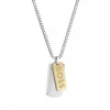 Hugo Boss Boss Devon Tag Necklace- Boss