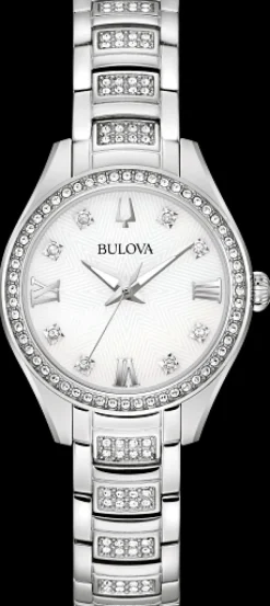 Bulova Crystal Ladies-Women Bulova