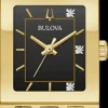 Bulova Marc Anthony Quadra Diamond Ladies-Women Bulova