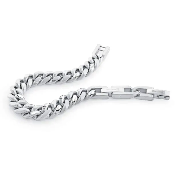 Italgem Steel Curb Bracelet- Italgem Steel