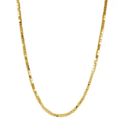 Italgem Steel 3MM Cubic Necklace-Women Italgem Steel