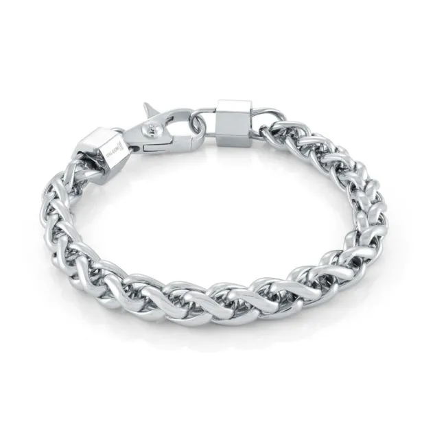 Italgem Steel 8MM Wheat Bracelet- Italgem Steel