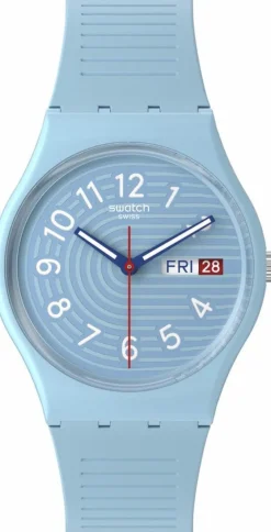 Swatch Black Trendy Lines In The Sky-Women Swatch